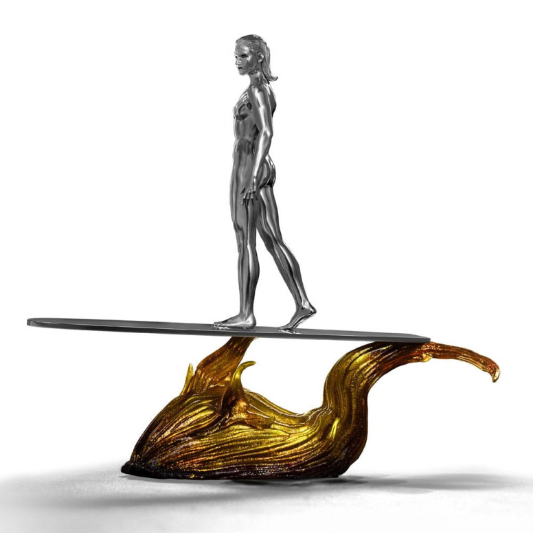 Iron Studios - Marvel Fantastic 4 - Silver Surfer Art Scale 1/10