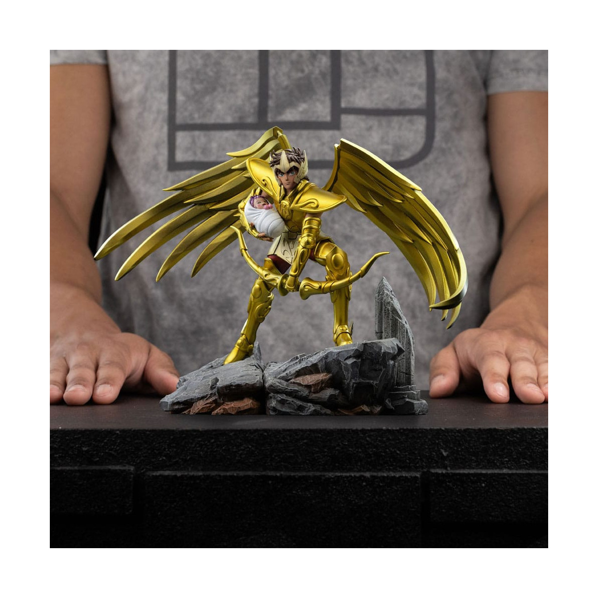 Iron Studios - Saint Seiya - Sagittarius Aiolos Art Scale 1/10 - Knights of the Zodiac