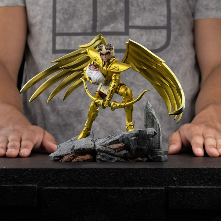 Iron Studios - Saint Seiya - Sagittarius Aiolos Art Scale 1/10 - Knights of the Zodiac