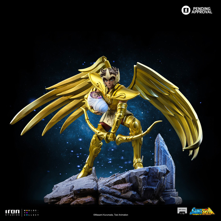 Iron Studios - Saint Seiya - Sagittarius Aiolos Art Scale 1/10 - Knights of the Zodiac