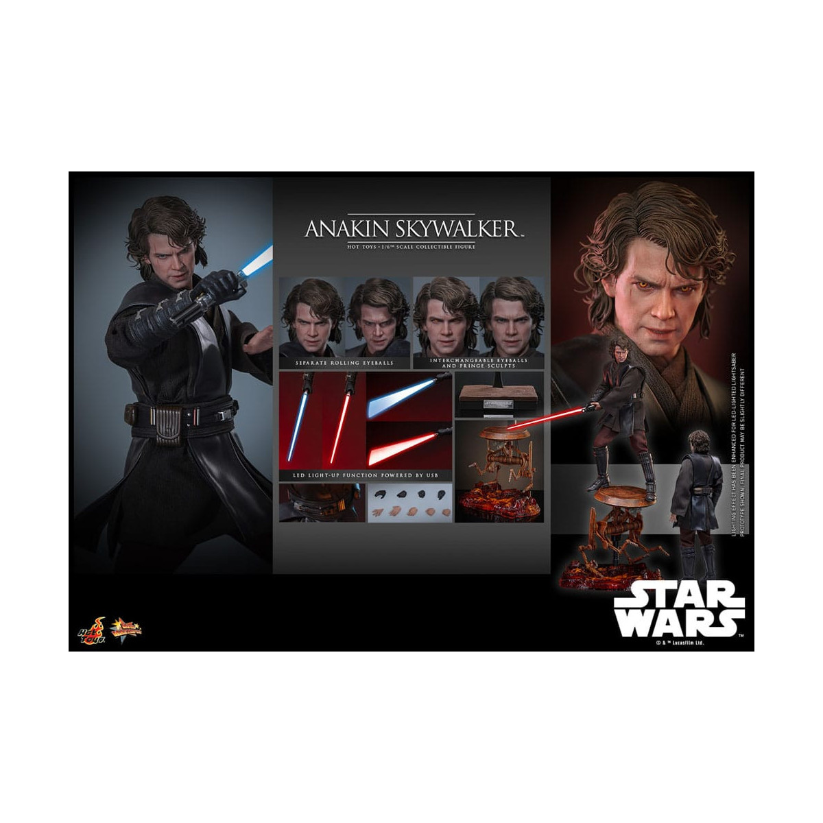 Hot toys Star Wars: Anakin Skywalker MMS839 1/6 - Episode III: Revenge of the Sith