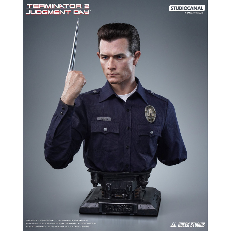 Queen studios - Terminator 2 - T1000 Life Size Bust 2.0