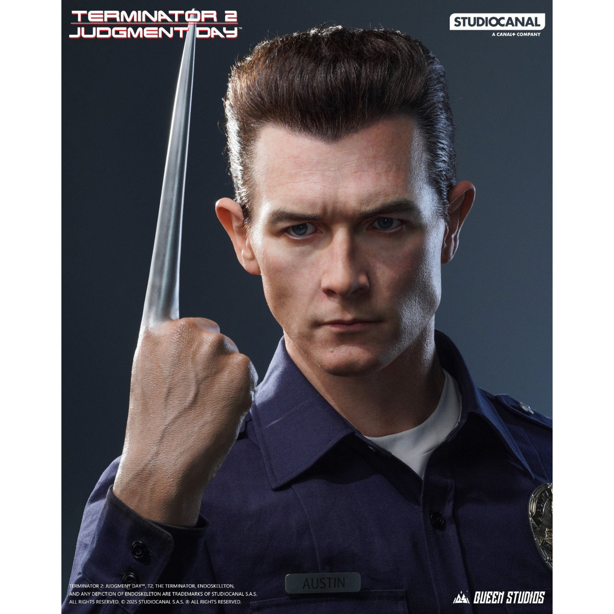 Queen studios - Terminator 2 - T1000 Life Size Bust 2.0