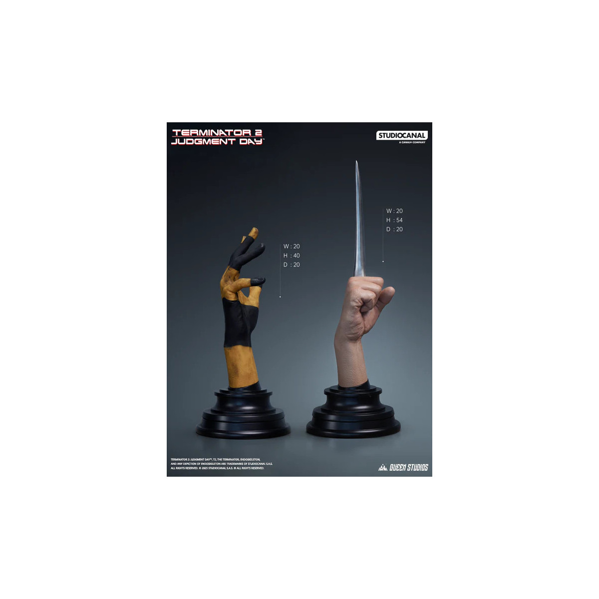 Queen studios - Terminator 2 - T1000 Life Size Bust 2.0