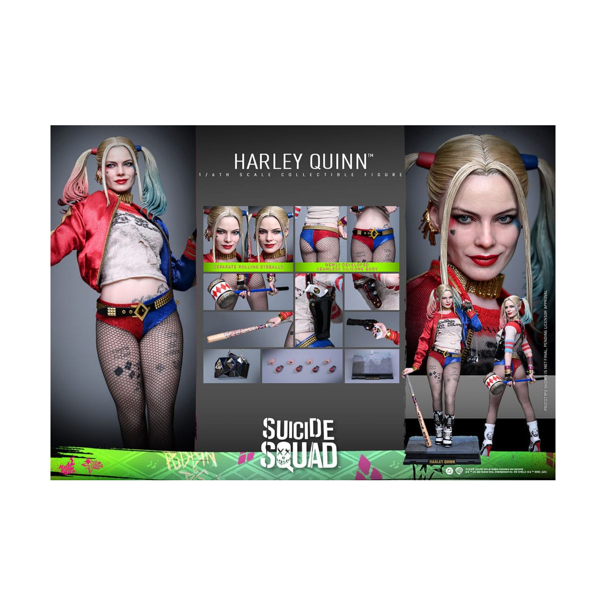 Hot Toys Suicide Squad FIgurine 1/6 Harley Quinn | Collector Figure