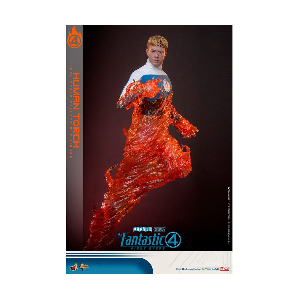Hot Toys Marvel - Fantastic Four: First Steps - Human Torch MMS 1/6 - Johnny Storm