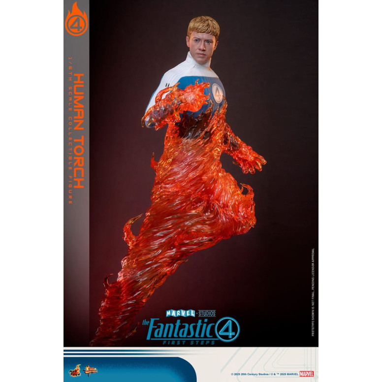 Hot Toys Marvel - Fantastic Four: First Steps - Human Torch MMS 1/6 - Johnny Storm
