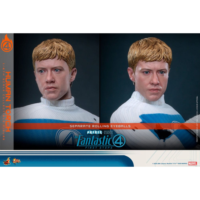 Hot Toys Marvel - Fantastic Four: First Steps - Human Torch MMS 1/6 - Johnny Storm