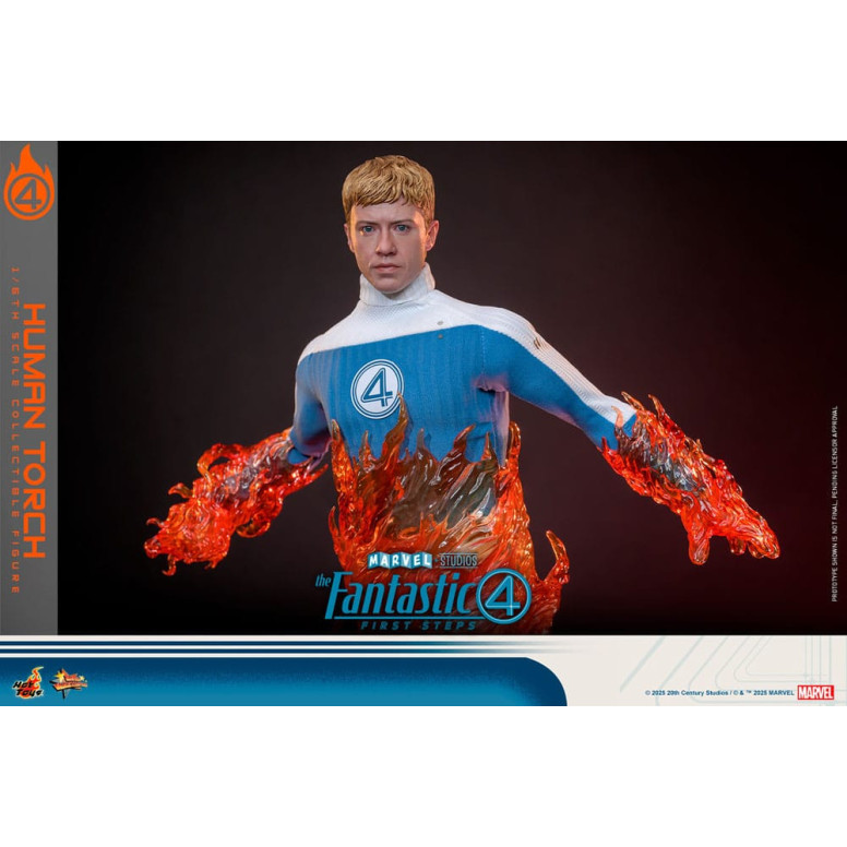 Hot Toys Marvel - Fantastic Four: First Steps - Human Torch MMS 1/6 - Johnny Storm