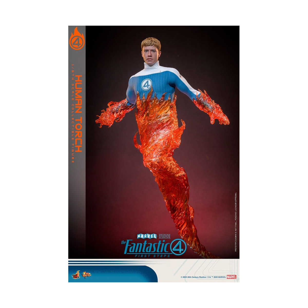 Hot Toys Marvel - Fantastic Four: First Steps - Human Torch MMS 1/6 - Johnny Storm