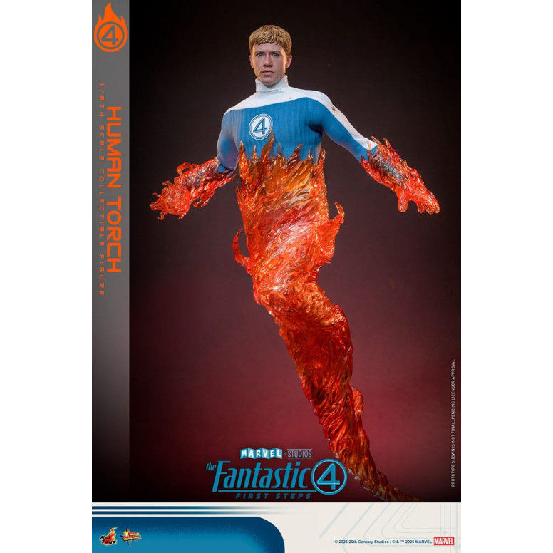 Hot Toys Marvel - Fantastic Four: First Steps - Human Torch MMS 1/6 - Johnny Storm