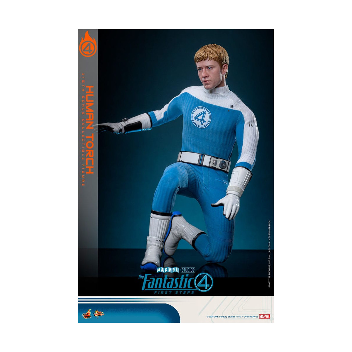 Hot Toys Marvel - Fantastic Four: First Steps - Human Torch MMS 1/6 - Johnny Storm