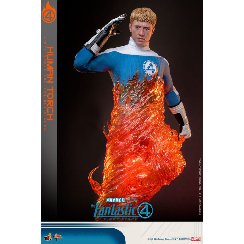 Hot Toys Marvel - Fantastic Four: First Steps - Human Torch MMS 1/6 - Johnny Storm