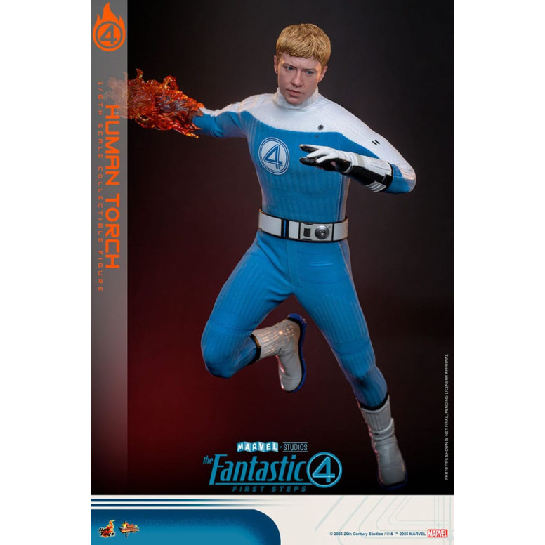 Hot Toys Marvel - Fantastic Four: First Steps - Human Torch MMS 1/6 - Johnny Storm