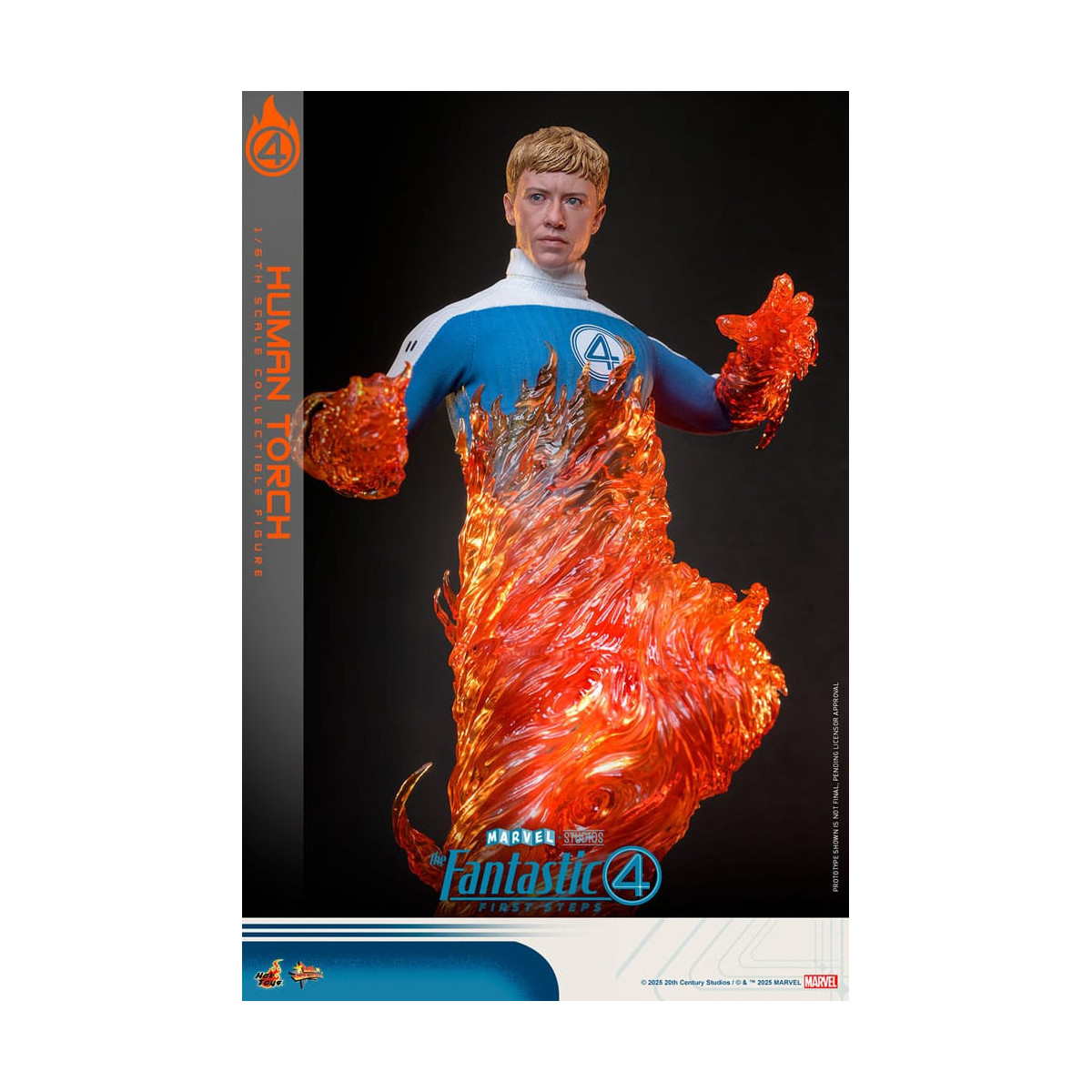 Hot Toys Marvel - Fantastic Four: First Steps - Human Torch MMS 1/6 - Johnny Storm