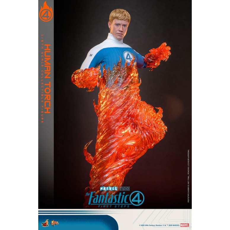 Hot Toys Marvel - Fantastic Four: First Steps - Human Torch MMS 1/6 - Johnny Storm
