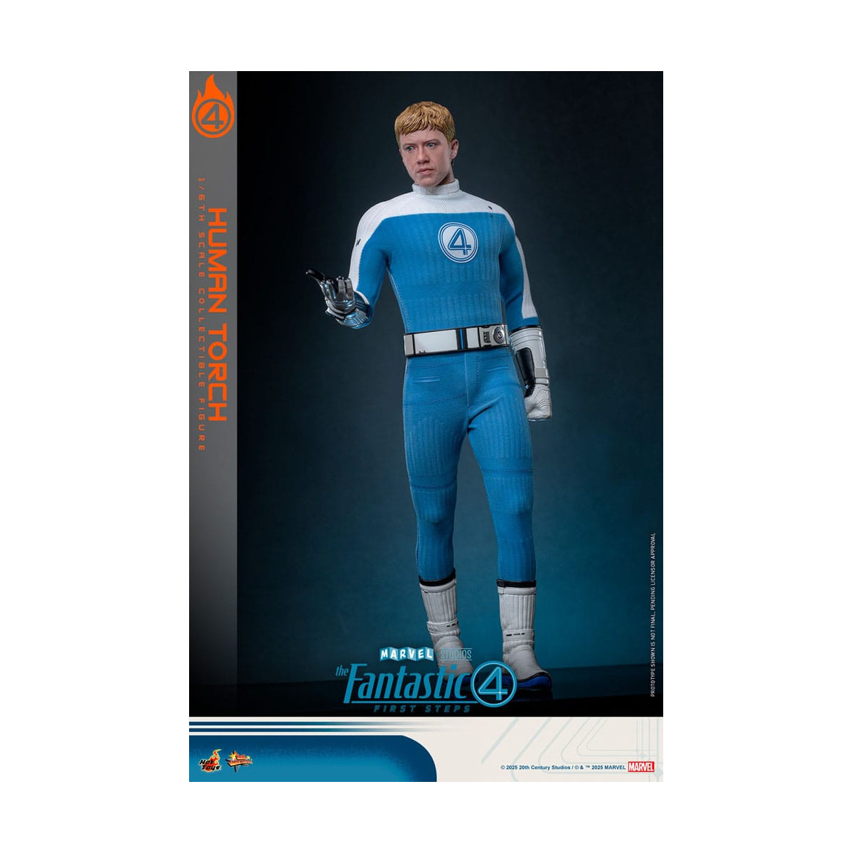 Hot Toys Marvel - Fantastic Four: First Steps - Human Torch MMS 1/6 - Johnny Storm