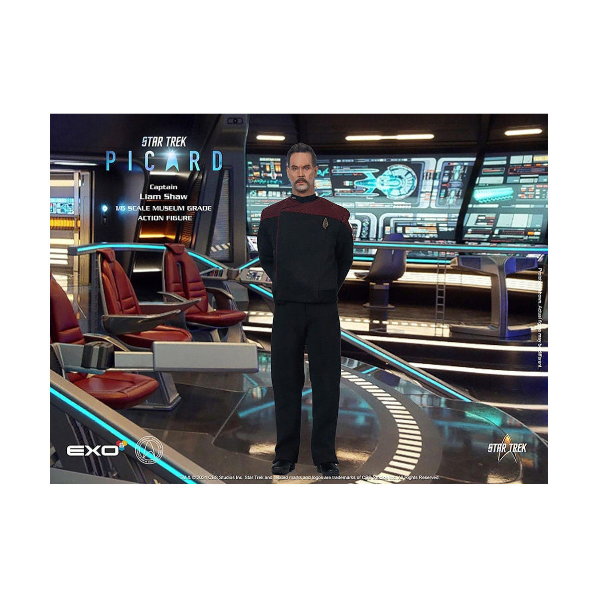 EXO-6 - Star Trek: Picard - Captain Liam Shaw 1:6 Scale Figure