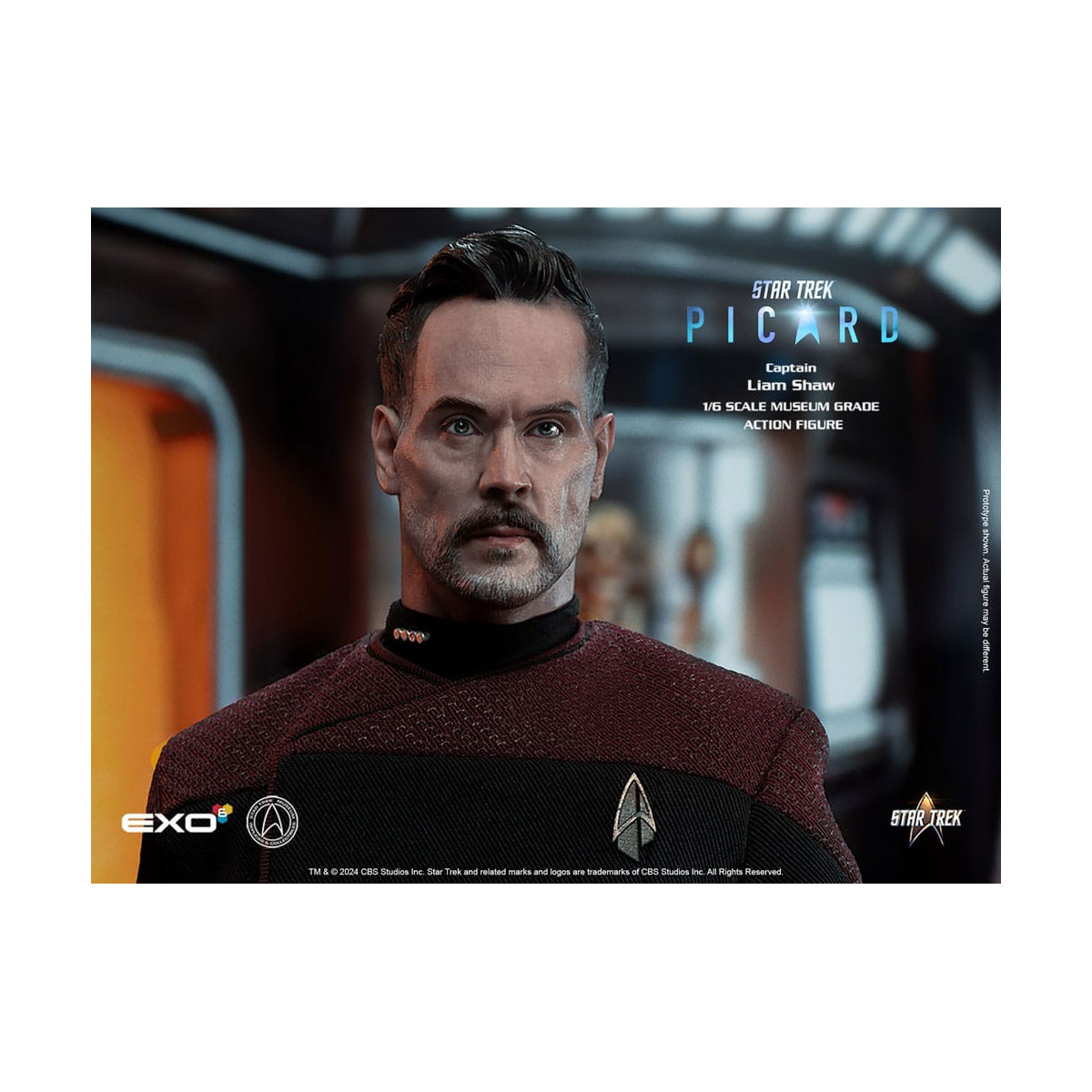 EXO-6 - Star Trek: Picard - Captain Liam Shaw 1:6 Scale Figure