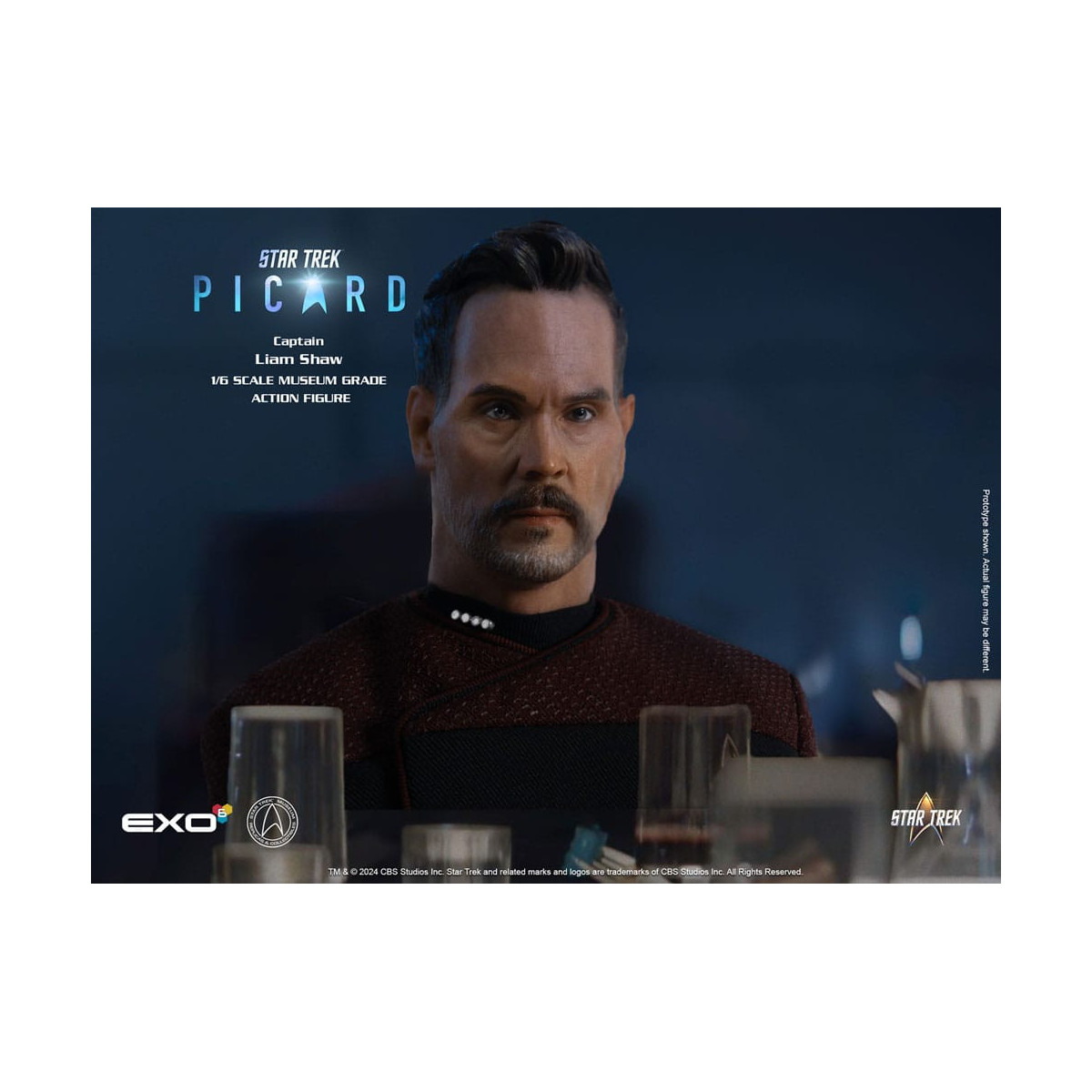 EXO-6 - Star Trek: Picard - Captain Liam Shaw 1:6 Scale Figure