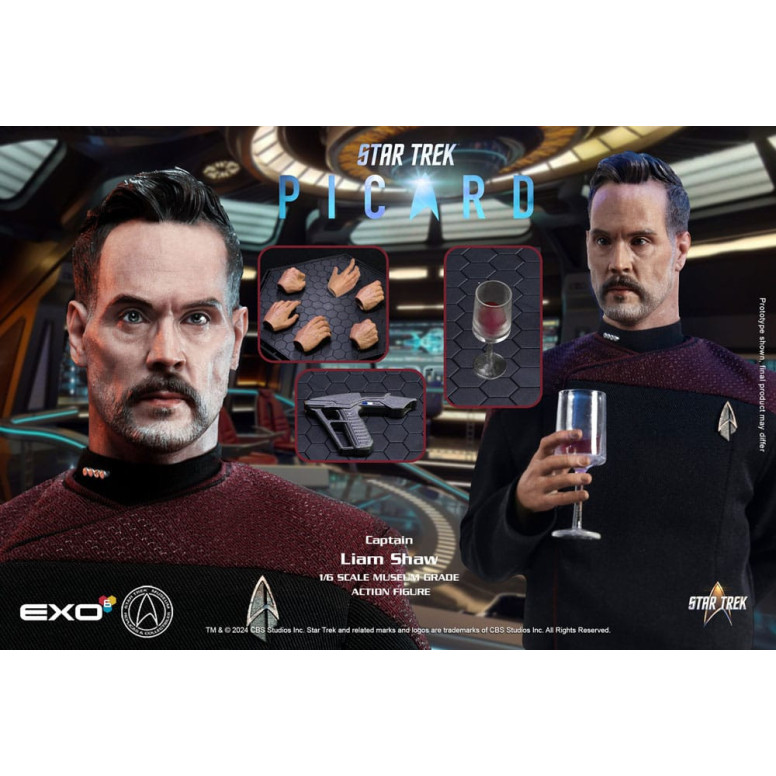 EXO-6 - Star Trek: Picard - Captain Liam Shaw 1:6 Scale Figure