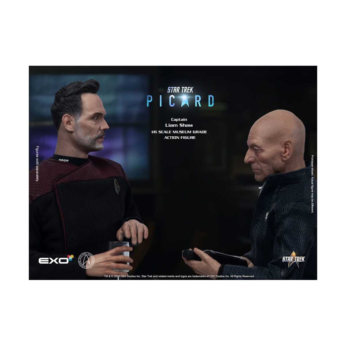 EXO-6 - Star Trek: Picard - Captain Liam Shaw 1:6 Scale Figure