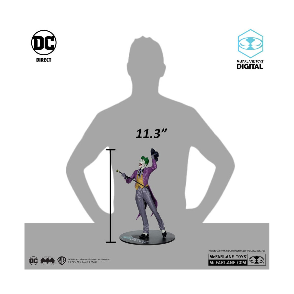 Mc Farlane Toys Digital DC Direct - The Joker by Jason Fabok PVC 1/6