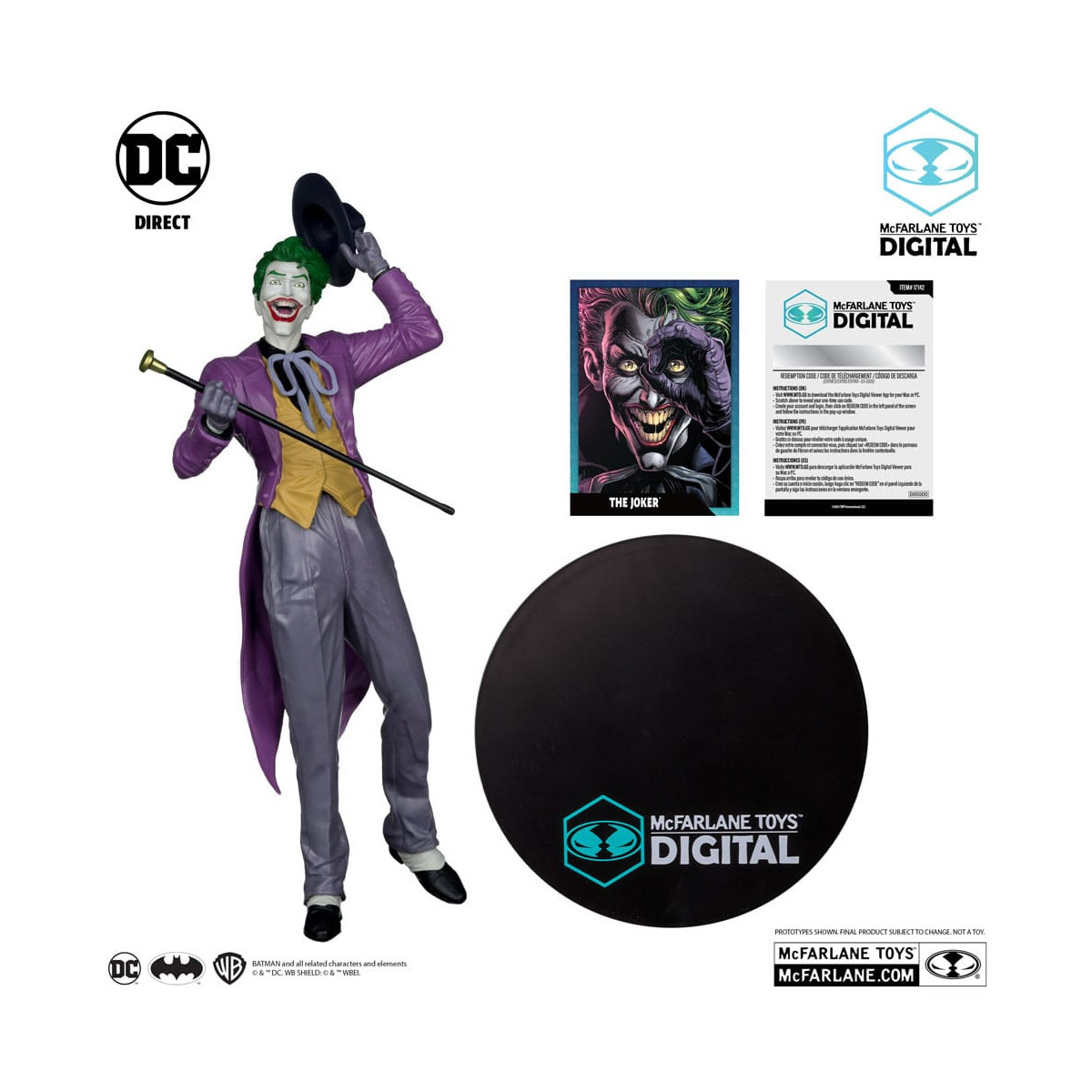 Mc Farlane Toys Digital DC Direct - The Joker by Jason Fabok PVC 1/6