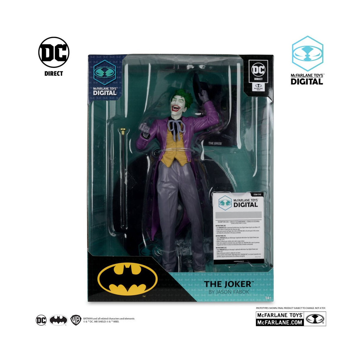 Mc Farlane Toys Digital DC Direct - The Joker by Jason Fabok PVC 1/6