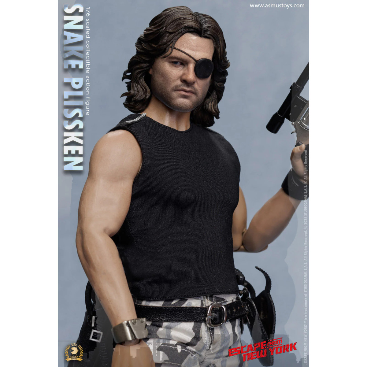Asmus Toys - Snake Plissken Sculpted Hair 1/6 - Escape from NY