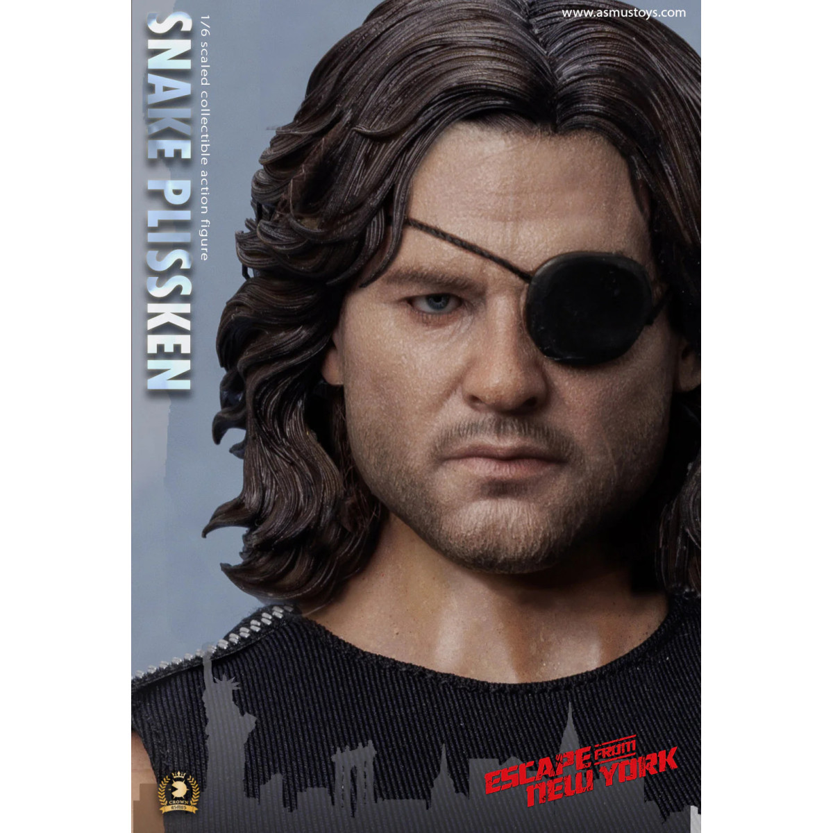 Asmus Toys - Snake Plissken Sculpted Hair 1/6 - Escape from NY