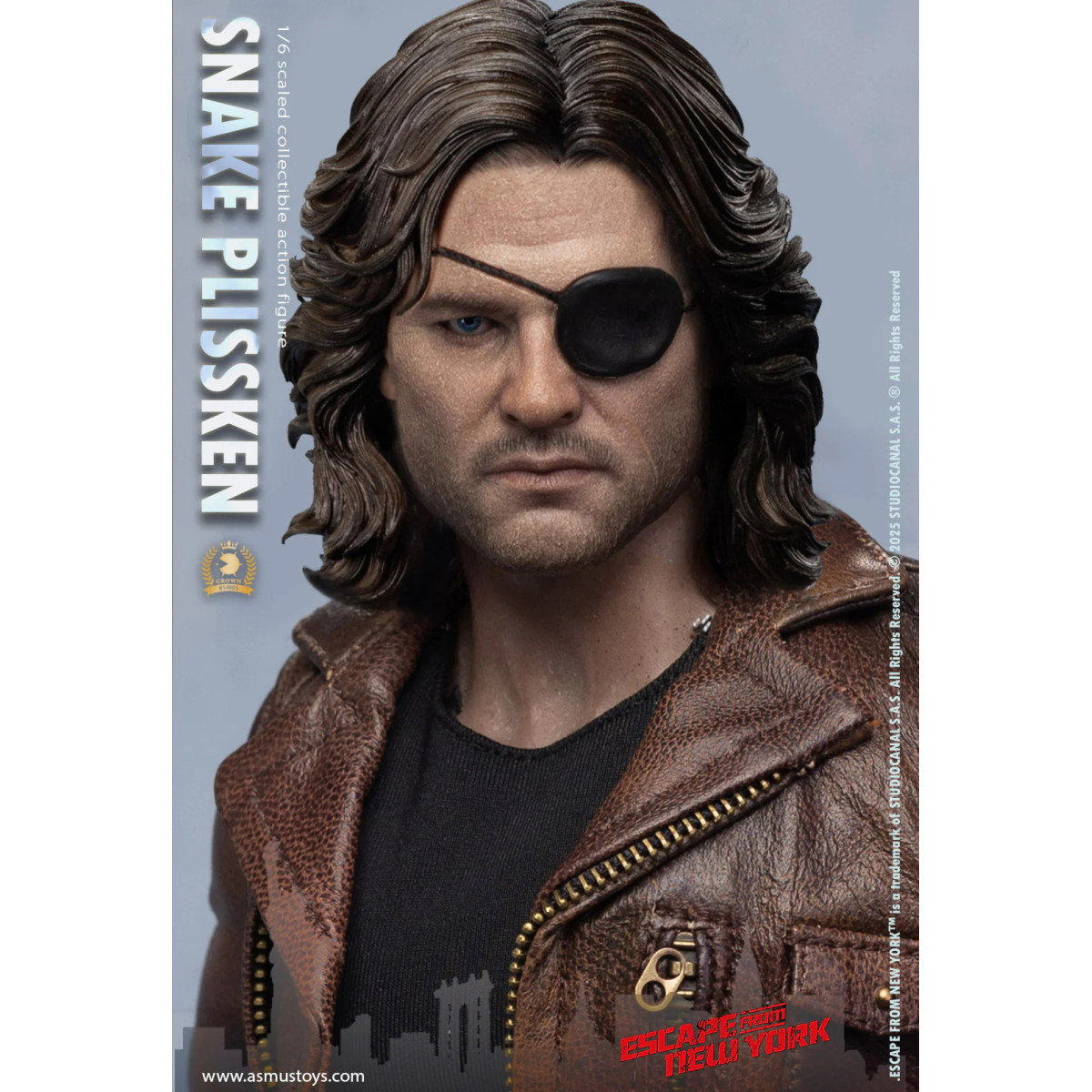 Asmus Toys - Snake Plissken Sculpted Hair 1/6 - Escape from NY