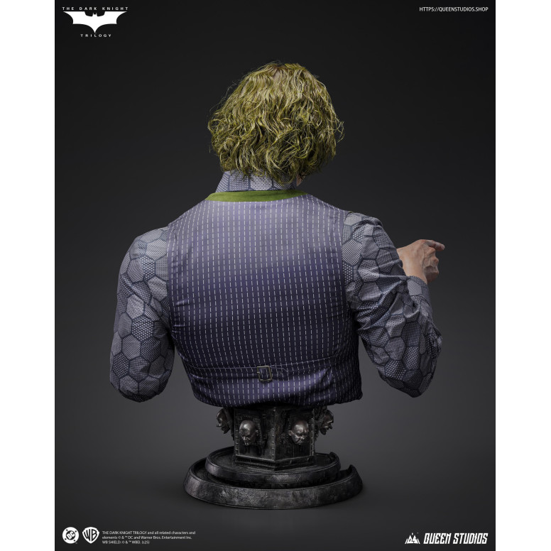 Queen Studios -  DC Comics - The Joker (The Dark Knight) Life-size Bust