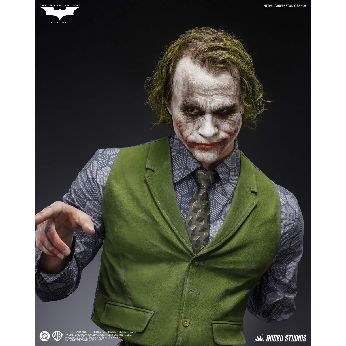 Queen Studios -  DC Comics - The Joker (The Dark Knight) Life-size Bust