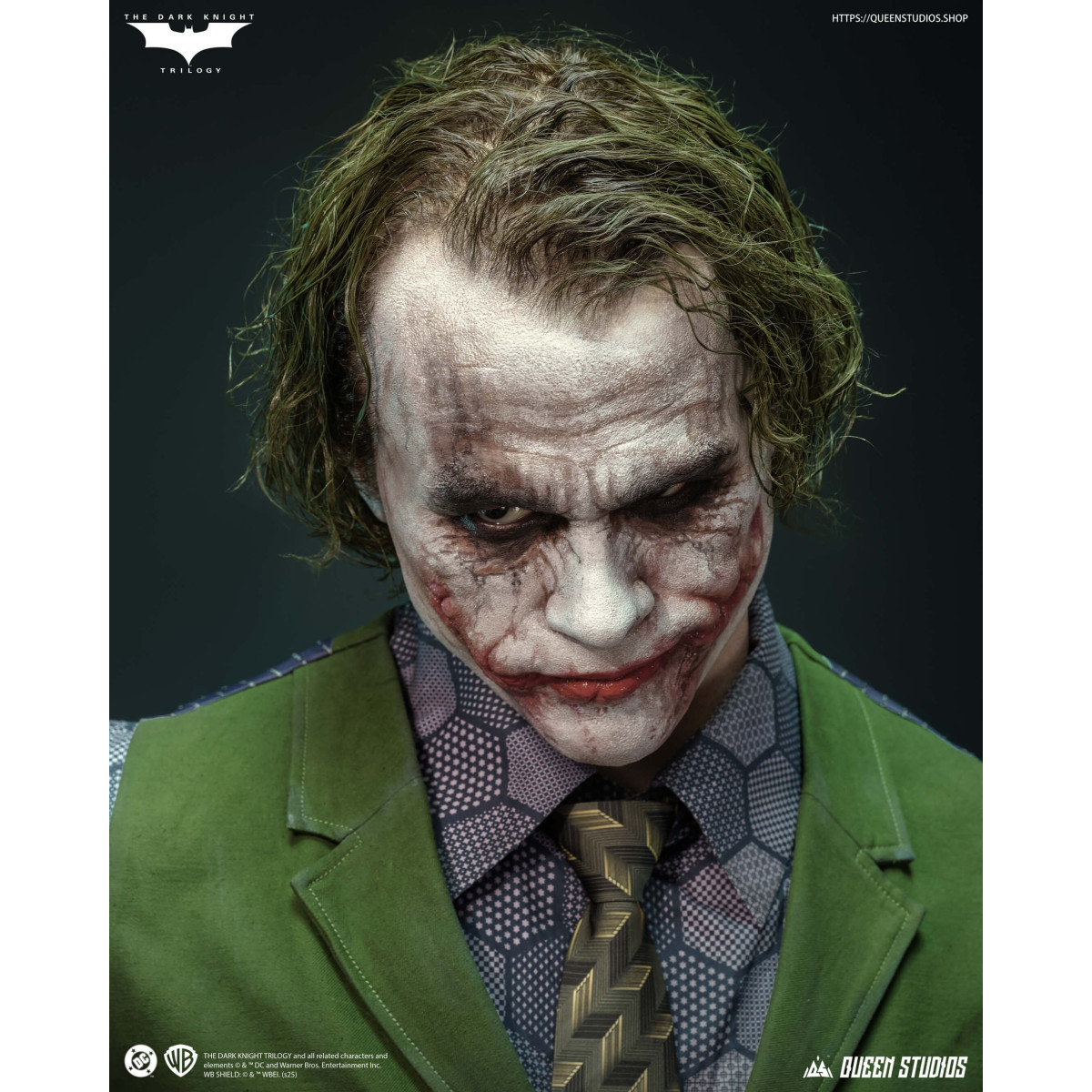 Queen Studios -  DC Comics - The Joker (The Dark Knight) Life-size Bust