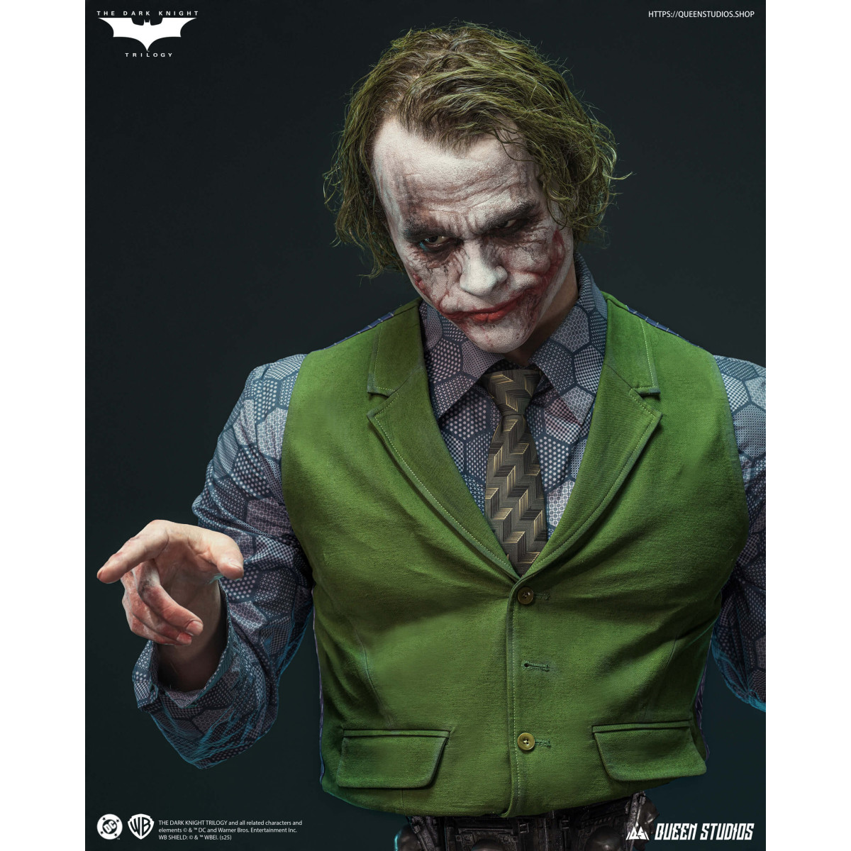 Queen Studios -  DC Comics - The Joker (The Dark Knight) Life-size Bust