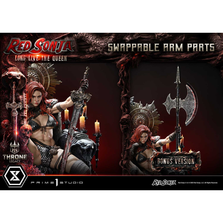 Prime 1 Throne Legacy Red Sonja Red Sonja : Long Live the Queen Bonus Version