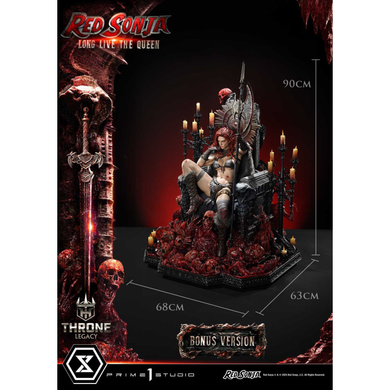 Prime 1 Throne Legacy Red Sonja Red Sonja : Long Live the Queen Bonus Version