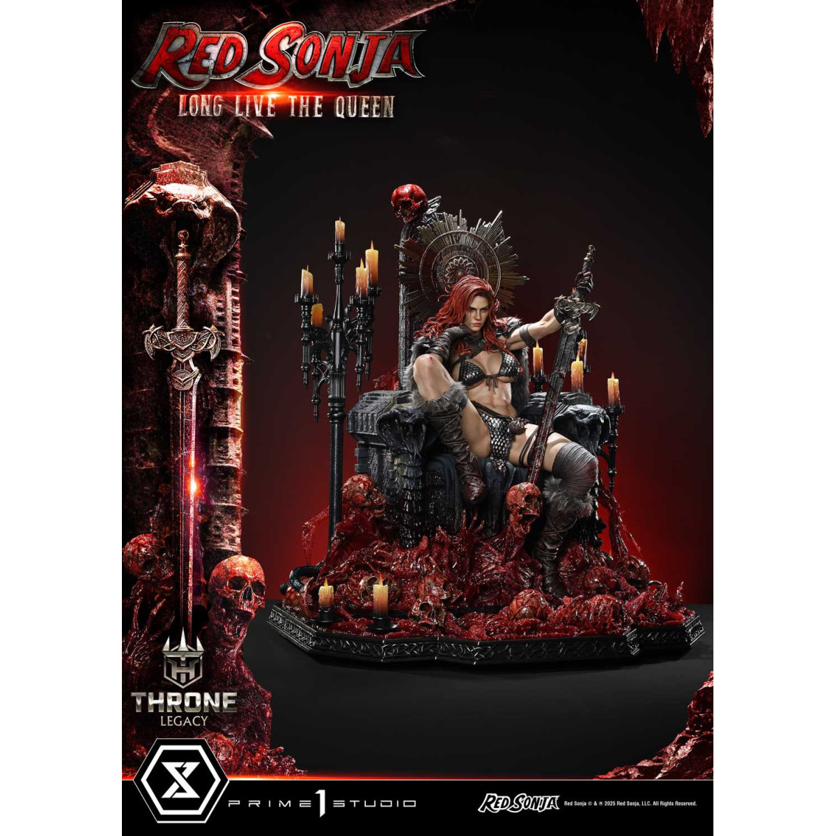 Prime 1 Throne Legacy Red Sonja Red Sonja : Long Live the Queen Bonus Version