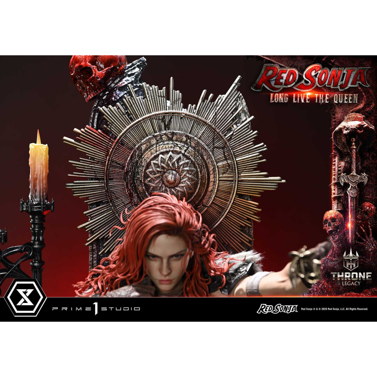 Prime 1 Throne Legacy Red Sonja Red Sonja : Long Live the Queen Bonus Version