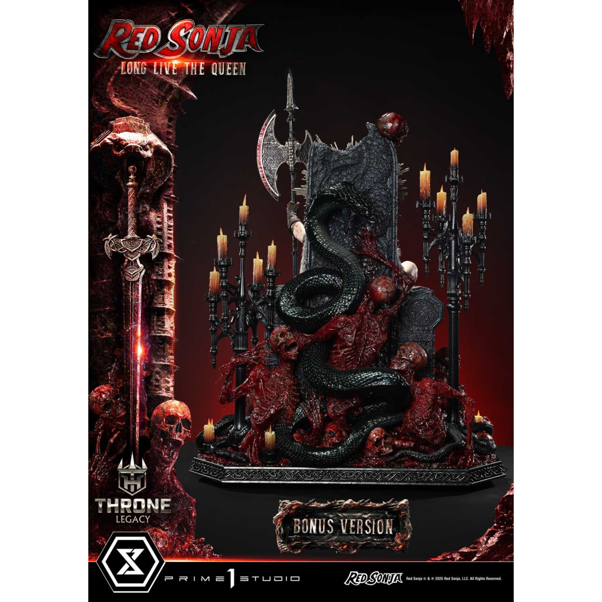 Prime 1 Throne Legacy Red Sonja Red Sonja : Long Live the Queen Bonus Version