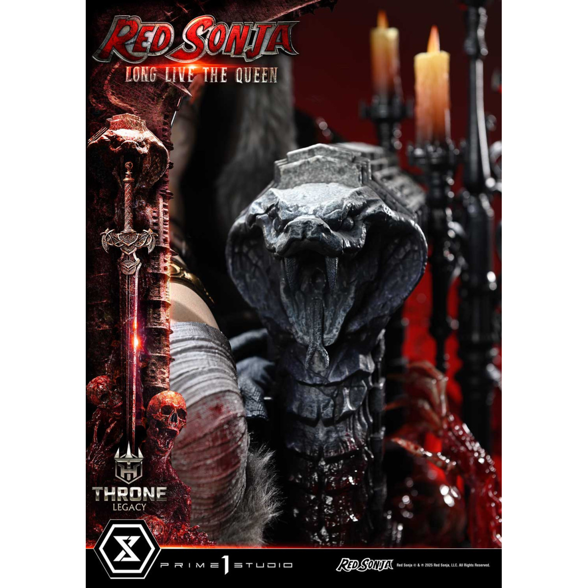 Prime 1 Throne Legacy Red Sonja Red Sonja : Long Live the Queen Bonus Version