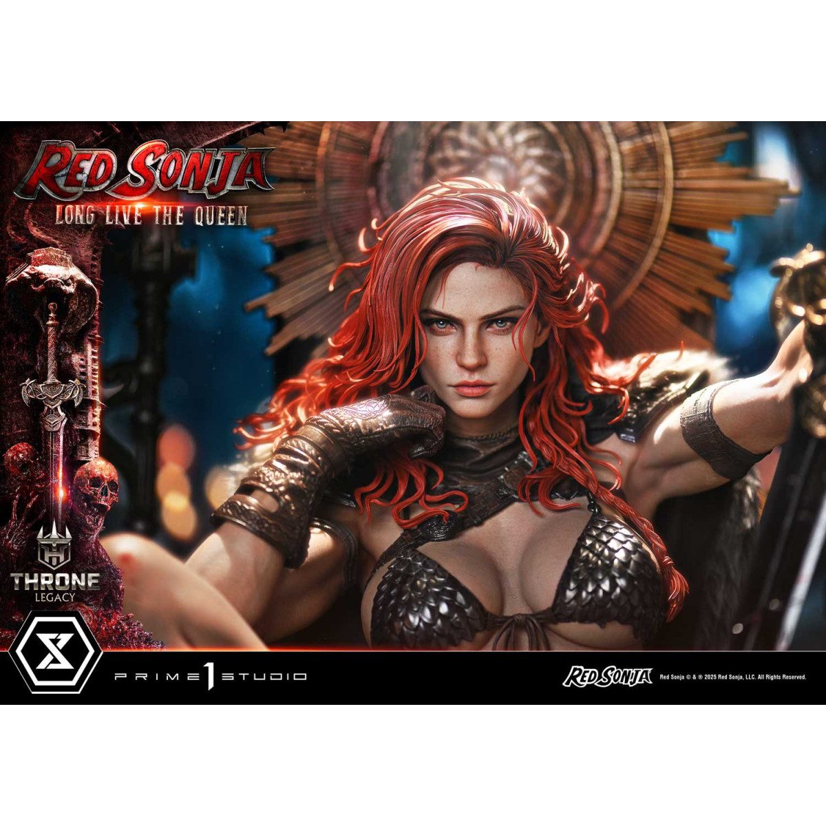 Prime 1 Throne Legacy Red Sonja Red Sonja : Long Live the Queen Bonus Version