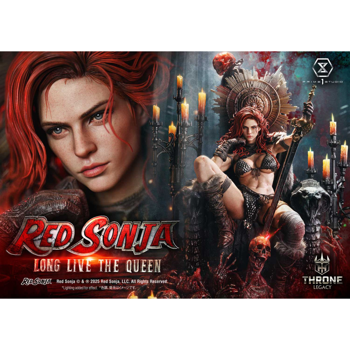 Prime 1 Throne Legacy Red Sonja Red Sonja: Long Live the Queen