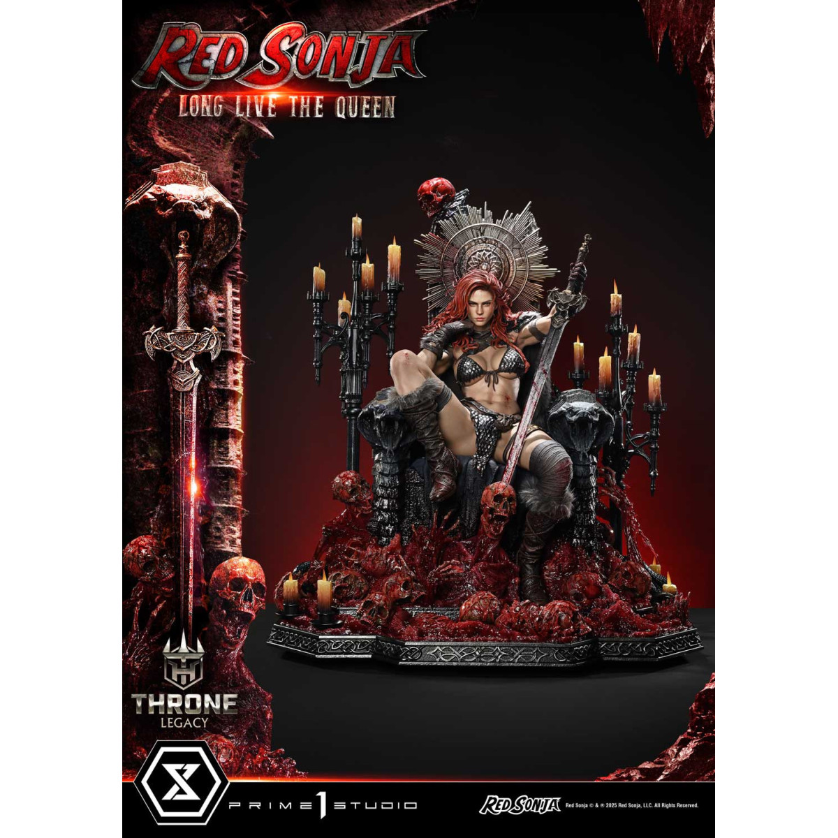 Prime 1 Throne Legacy Red Sonja Red Sonja: Long Live the Queen