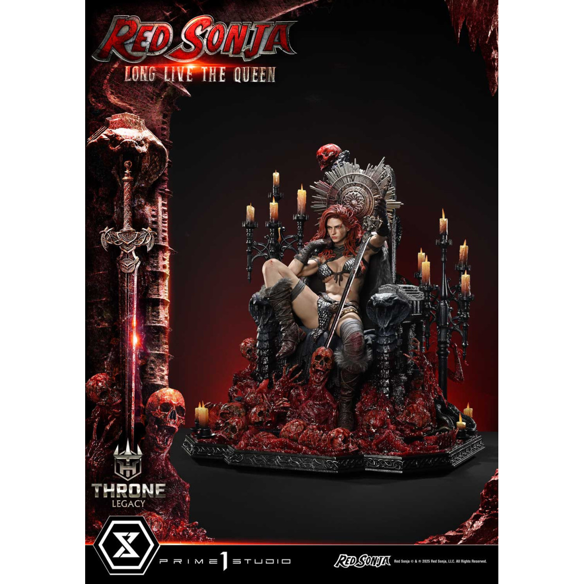 Prime 1 Throne Legacy Red Sonja Red Sonja: Long Live the Queen