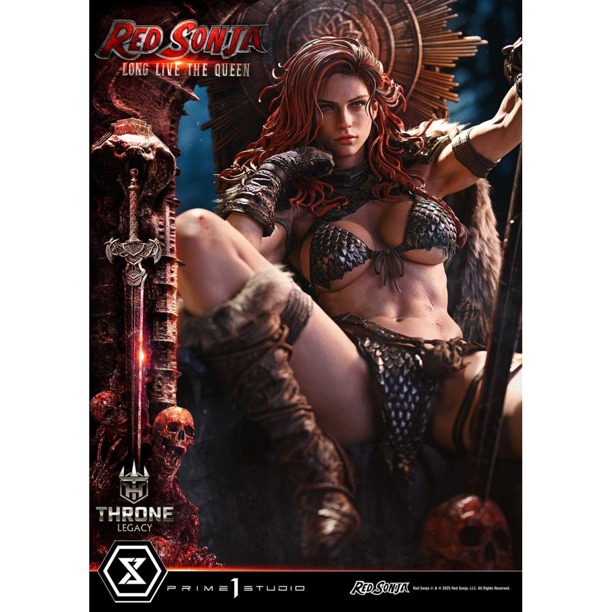 Prime 1 Throne Legacy Red Sonja Red Sonja: Long Live the Queen