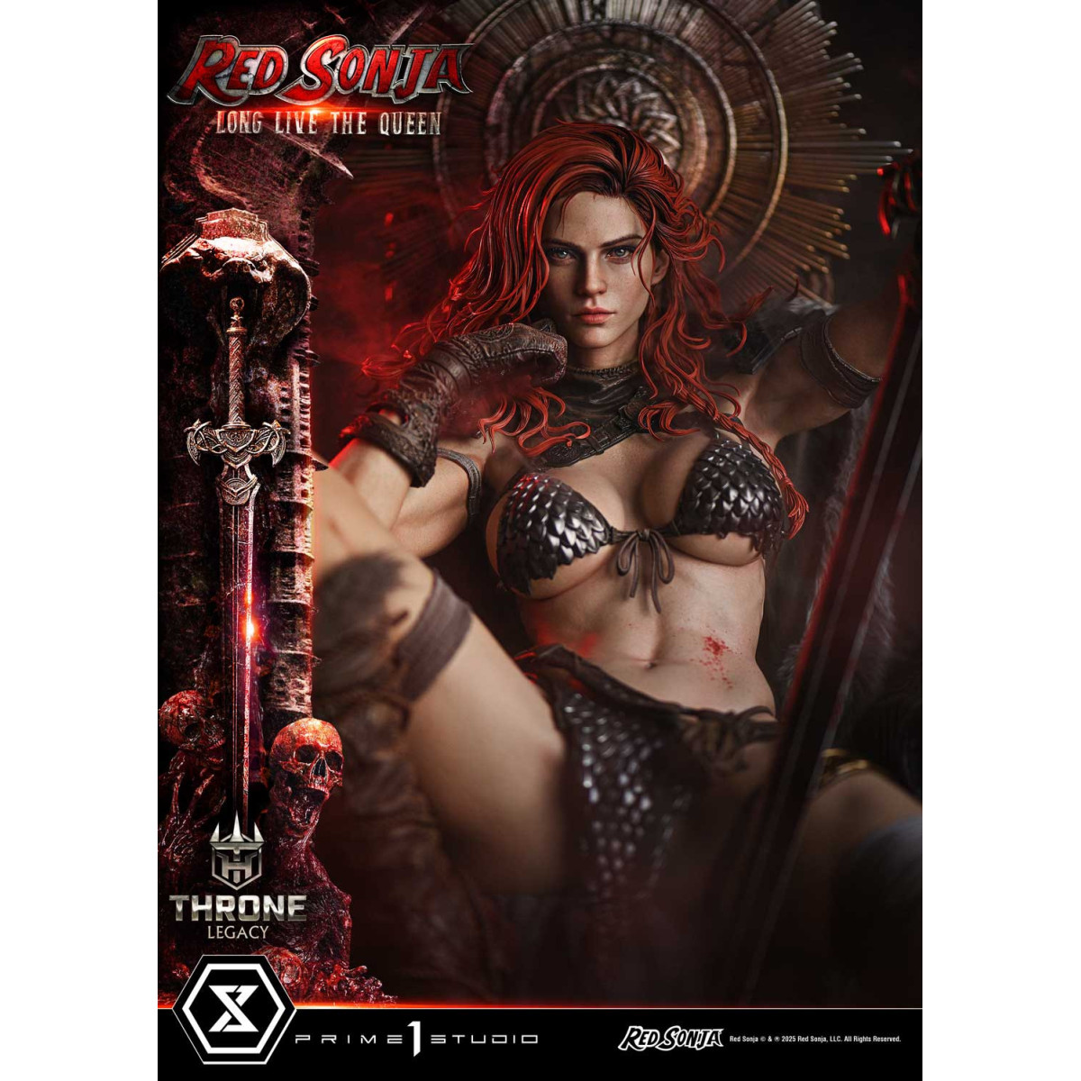 Prime 1 Throne Legacy Red Sonja Red Sonja: Long Live the Queen