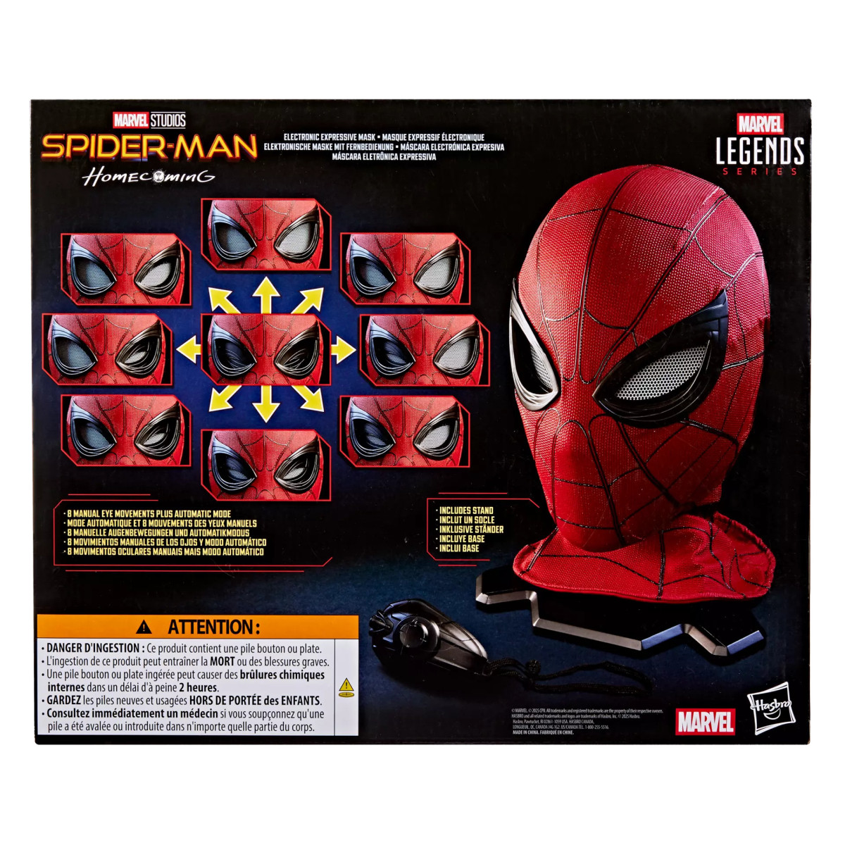 Hasbro - Spider-Man 1/1 electronic expressive mask - Marvel Legends Series