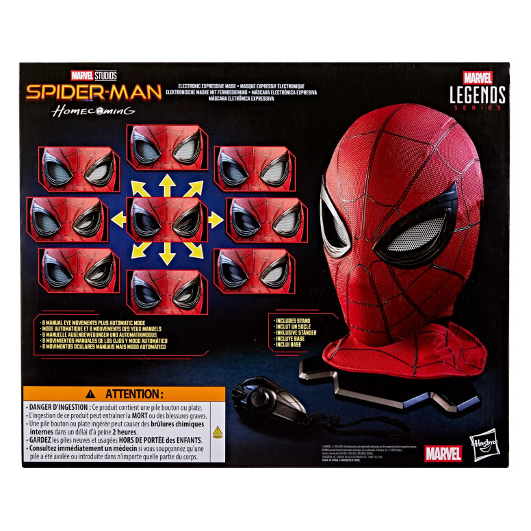 Hasbro - Spider-Man 1/1 electronic expressive mask - Marvel Legends Series